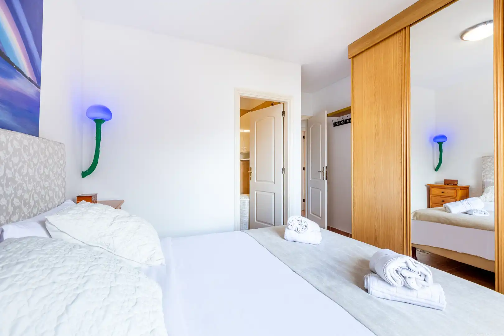Bedroom of Apartments for rent in Candelaria  with Air Conditioner, Heating and Parquet flooring