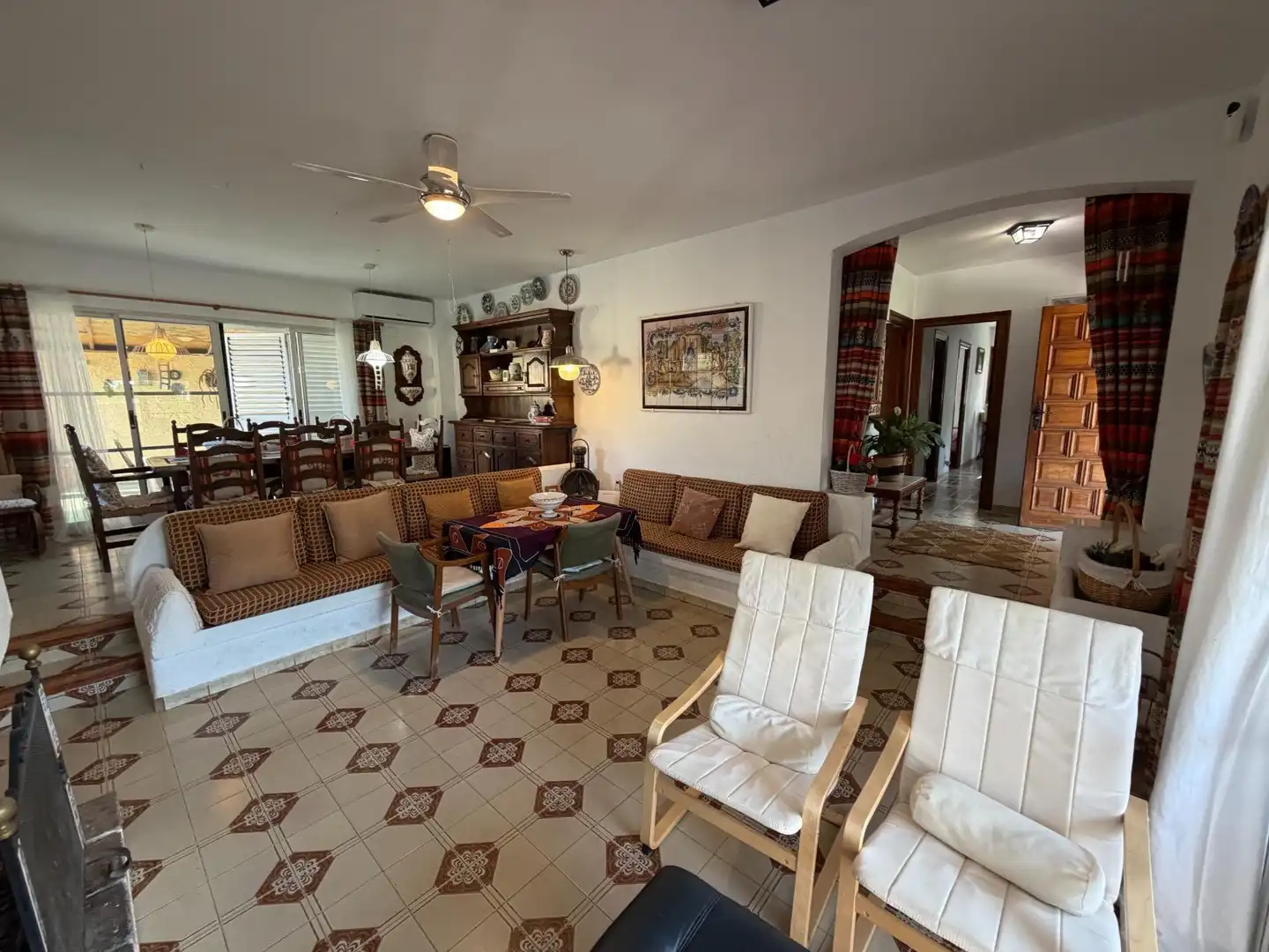 Sala de estar de Casa o chalet en venta en Náquera con Aire acondicionado, Jardín privado y Terraza