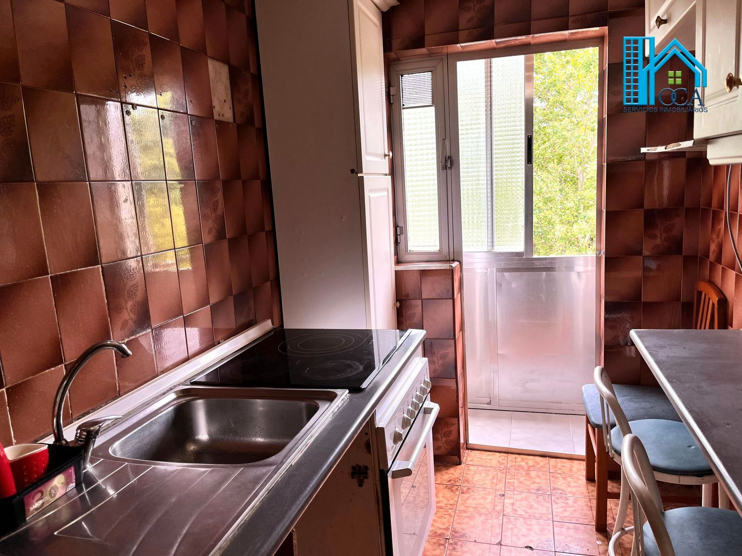 Kitchen of Flat for sale in  Madrid Capital  with Terrace and Balcony