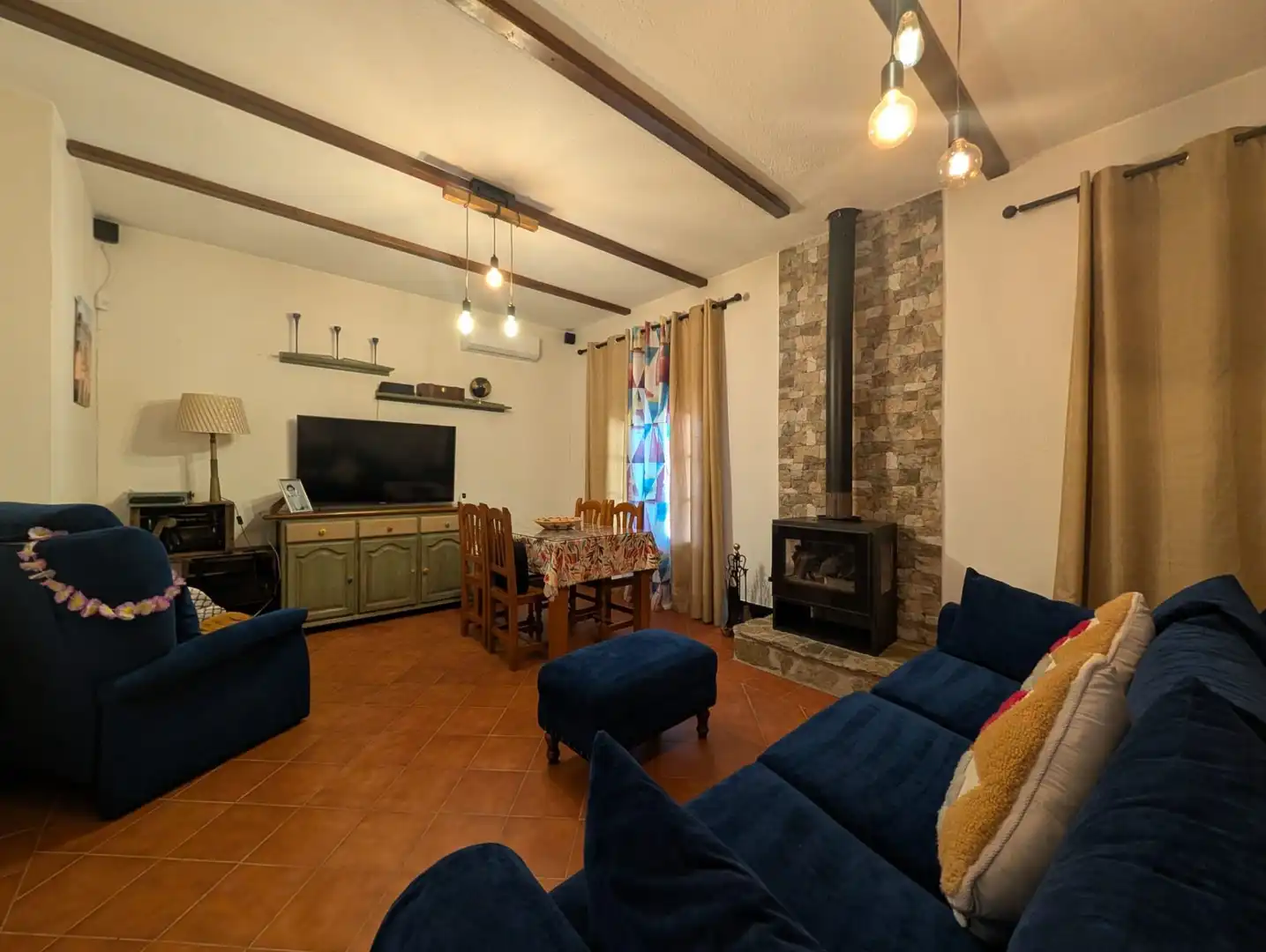 Living room of Houses for sale in Aljaraque  with Air Conditioner and Swimming Pool