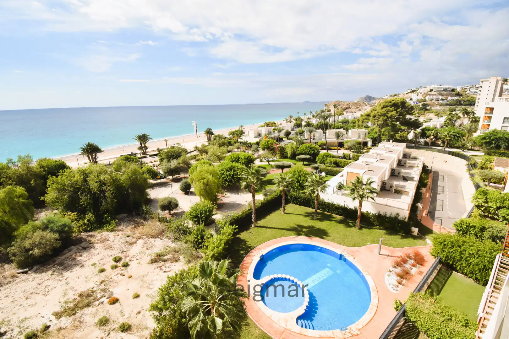 Garden of Attic for sale in Villajoyosa / La Vila Joiosa  with Air Conditioner, Heating and Terrace