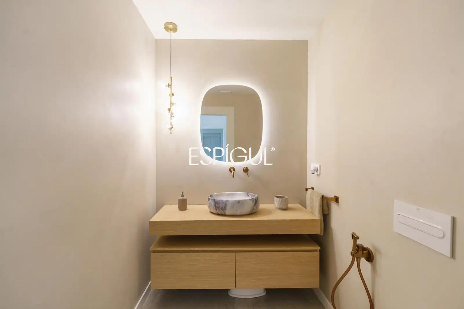 Baño de Casa adosada en venta en Calella con Aire acondicionado, Calefacción y Parquet