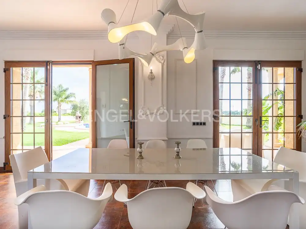 Dining room of Houses for sale in Dénia  with Air Conditioner, Heating and Private garden