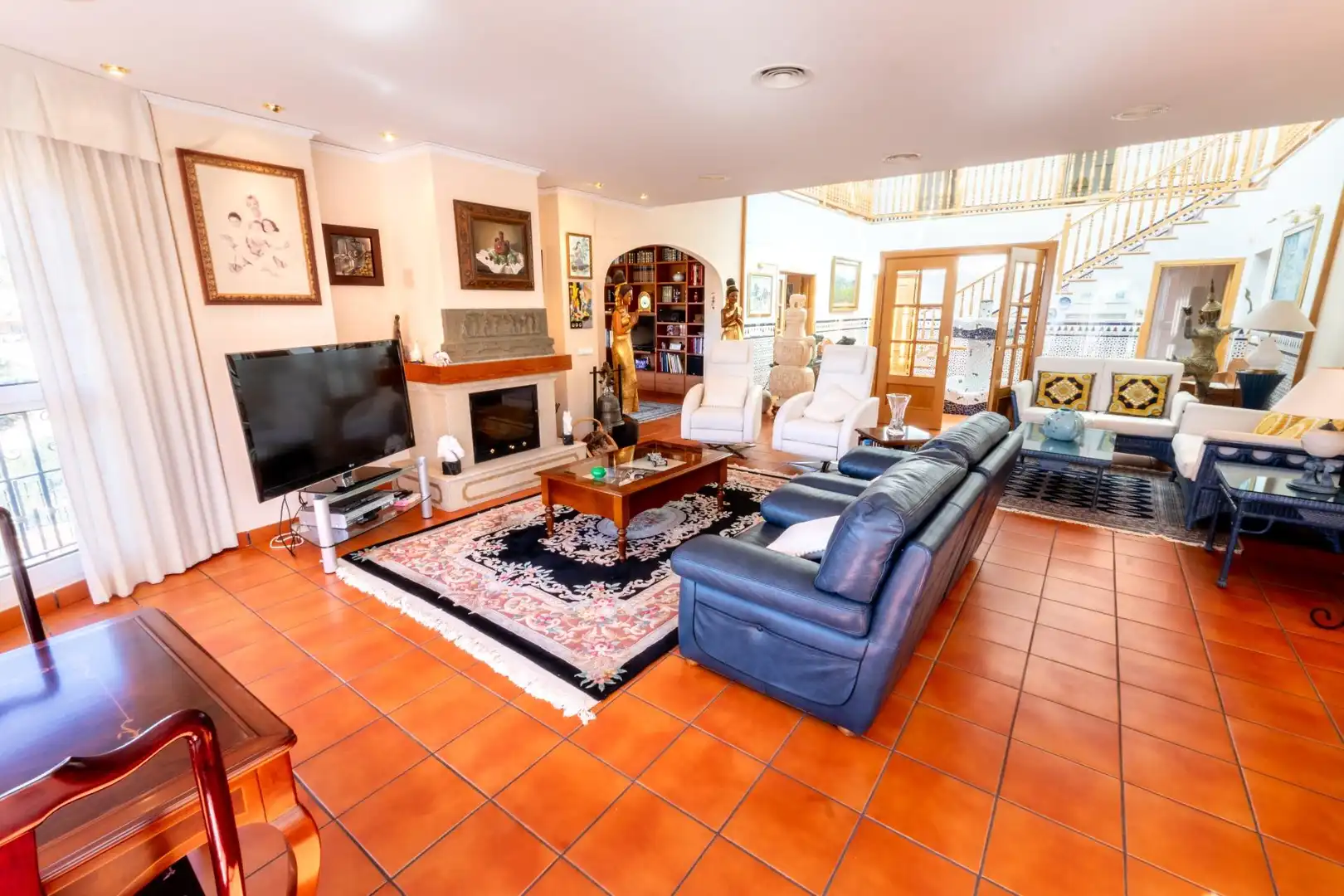Sala de estar de Casa o chalet en venta en Alginet con Aire acondicionado, Calefacción y Jardín privado