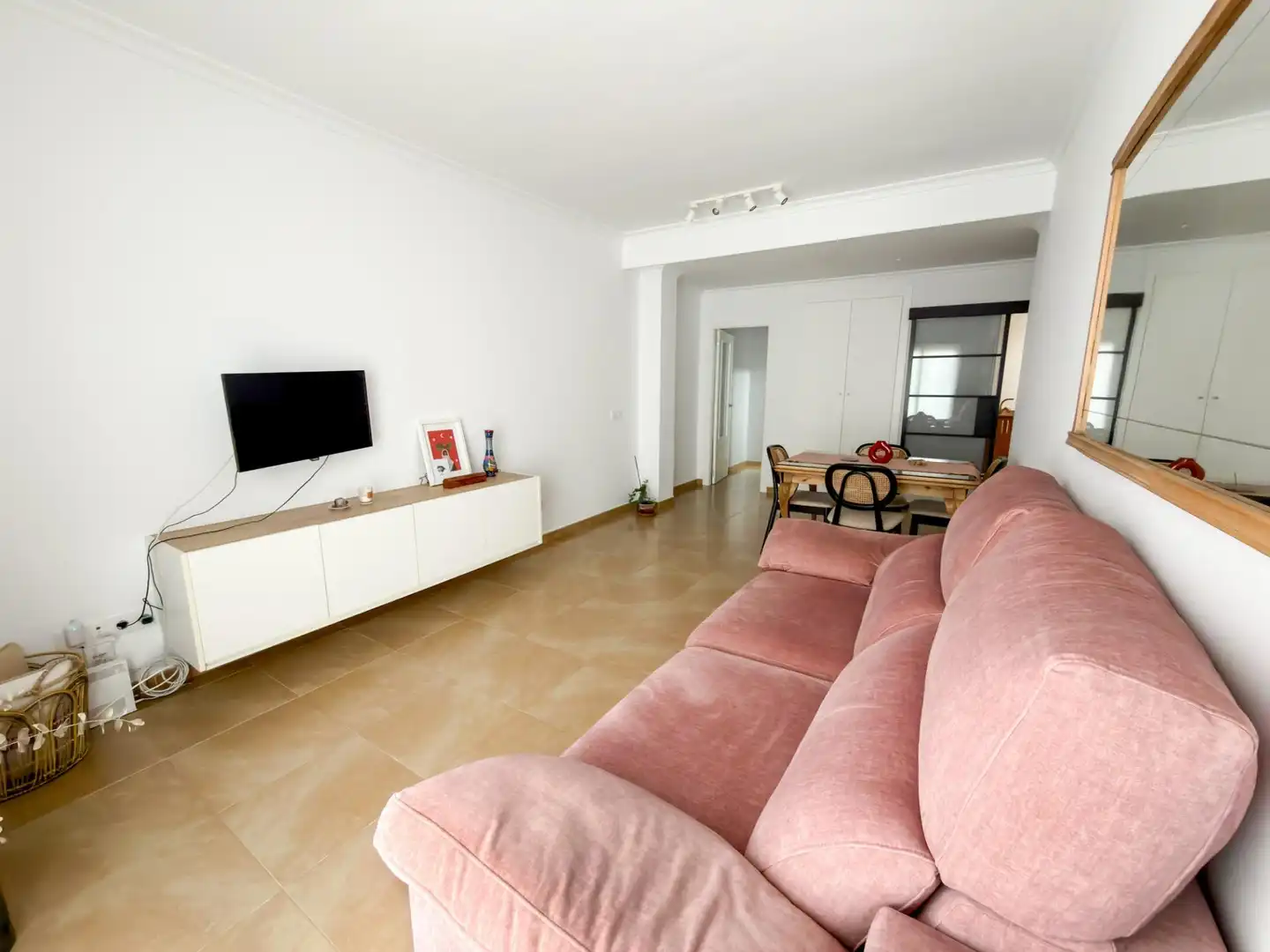 Sala de estar de Piso en venta en Rafelbuñol / Rafelbunyol con Aire acondicionado y Balcón