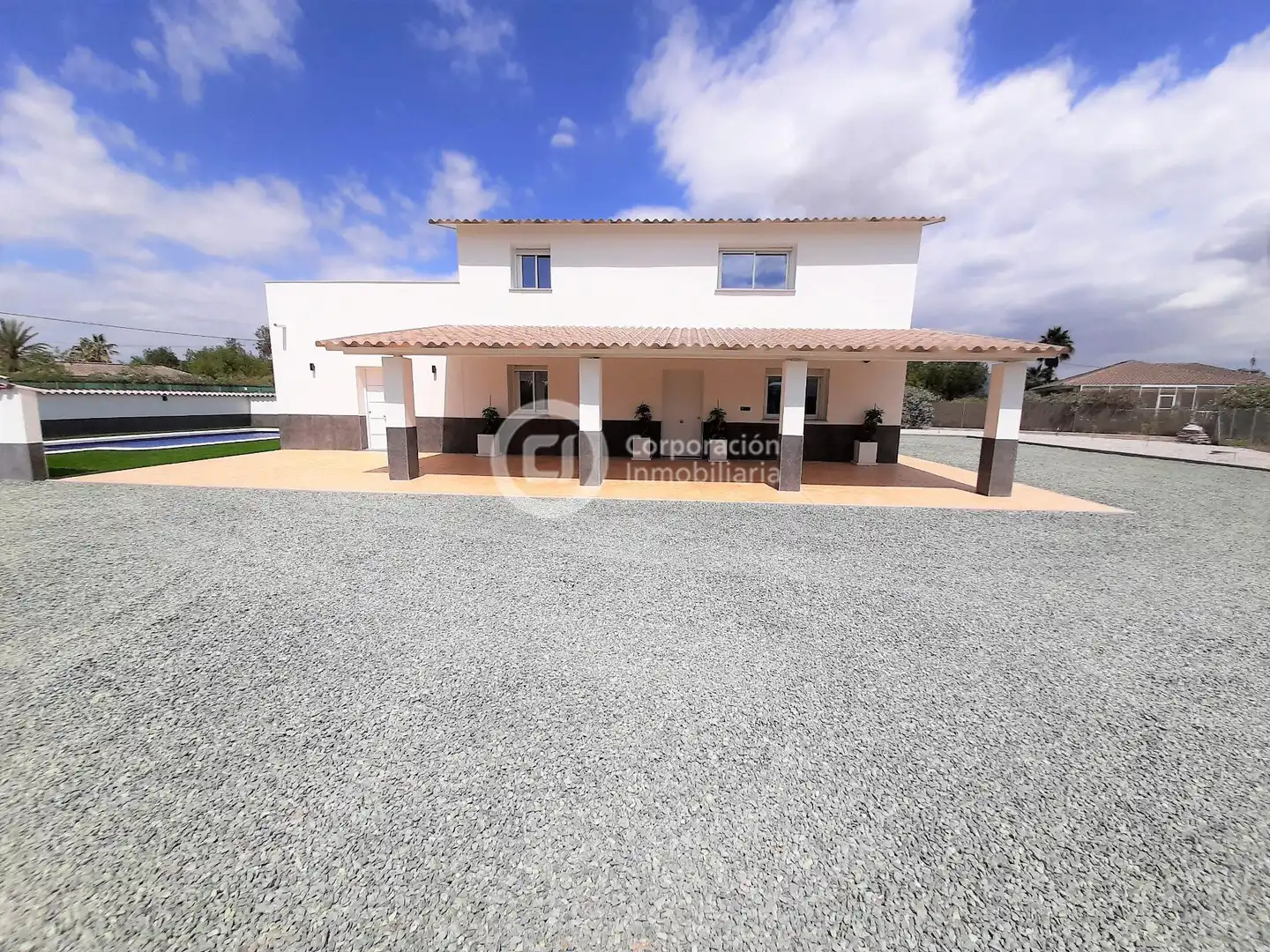 Vista exterior de Casa o chalet en venta en Puerto Lumbreras con Aire acondicionado, Calefacción y Jardín privado