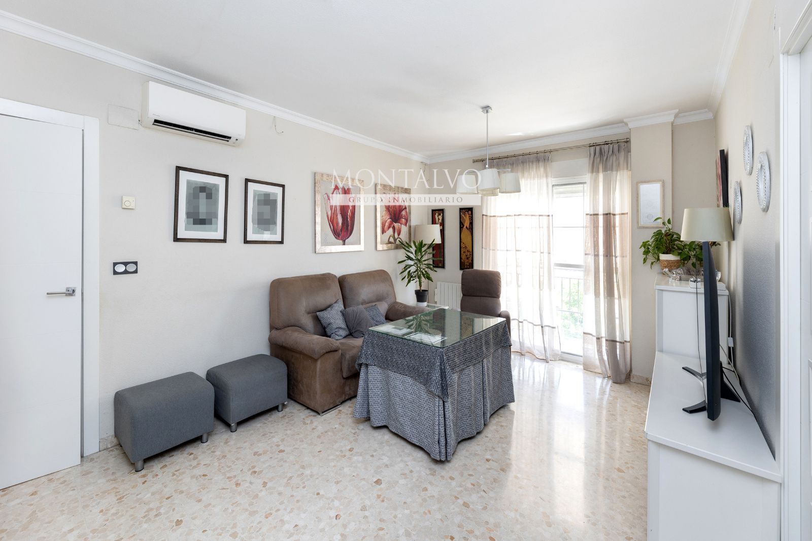 Living room of Flat for sale in Maracena  with Air Conditioner, Terrace and Storage room