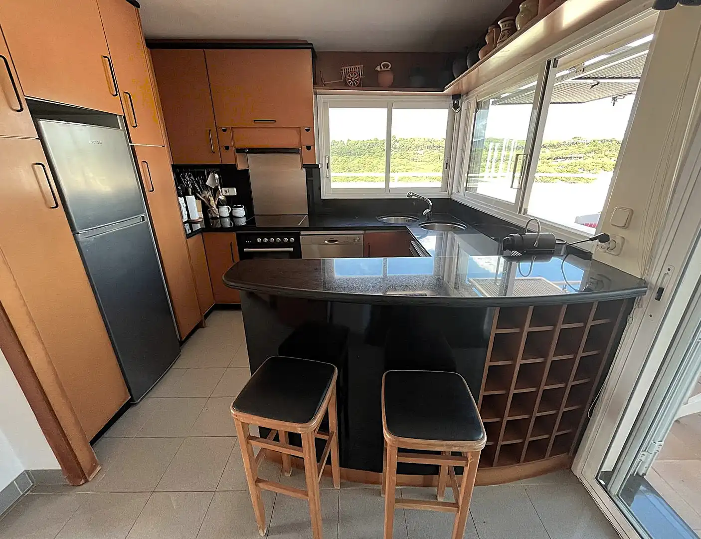 Küche von Dachboden zum Verkauf in Palamós mit Terrasse und Möbliert