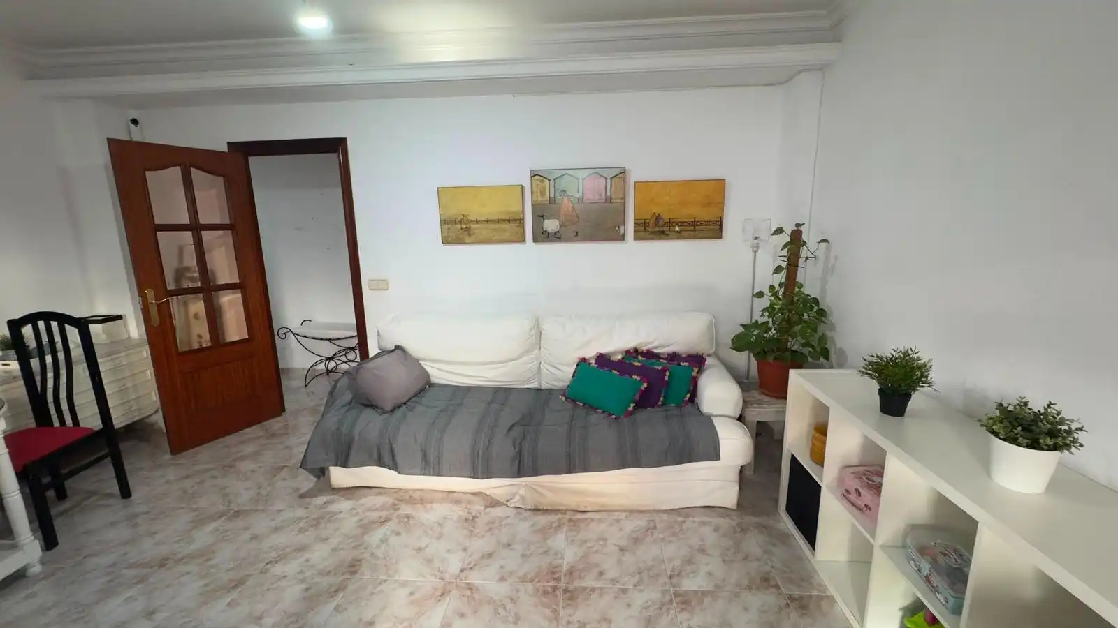 Sala d'estar de Pis en venda en Valencia amb Terrassa, Traster i Moblat
