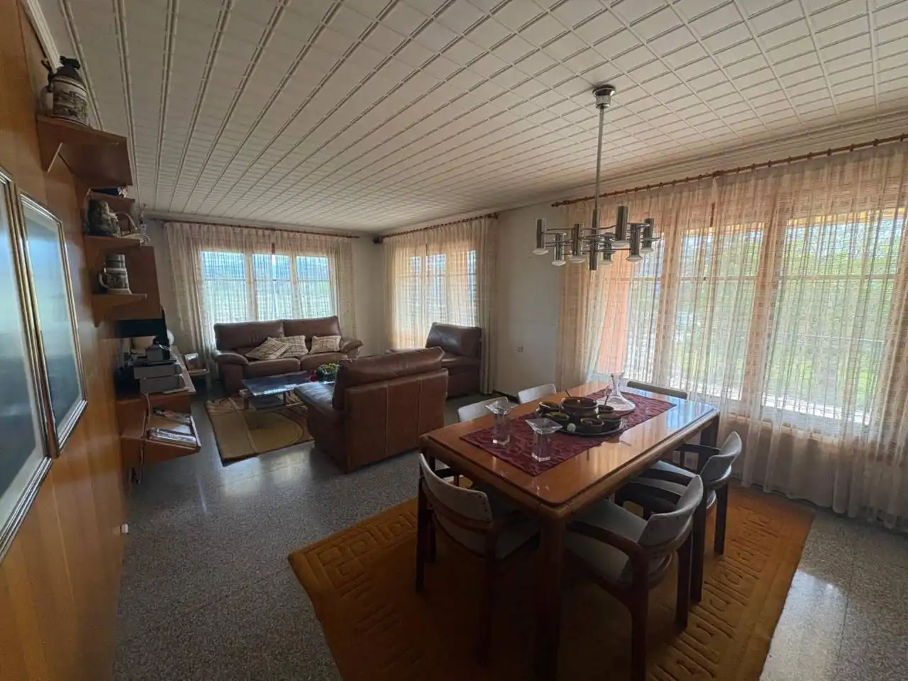 Comedor de Finca rústica en venta en Onil con Calefacción, Jardín privado y Terraza