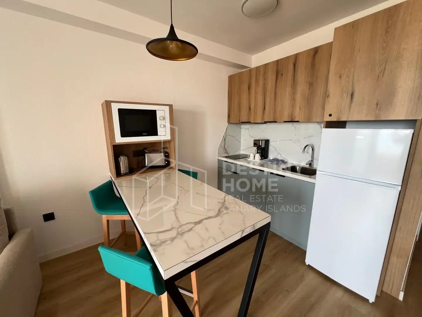 Cocina de Apartamento en venta en Pájara con Aire acondicionado, Terraza y Amueblado