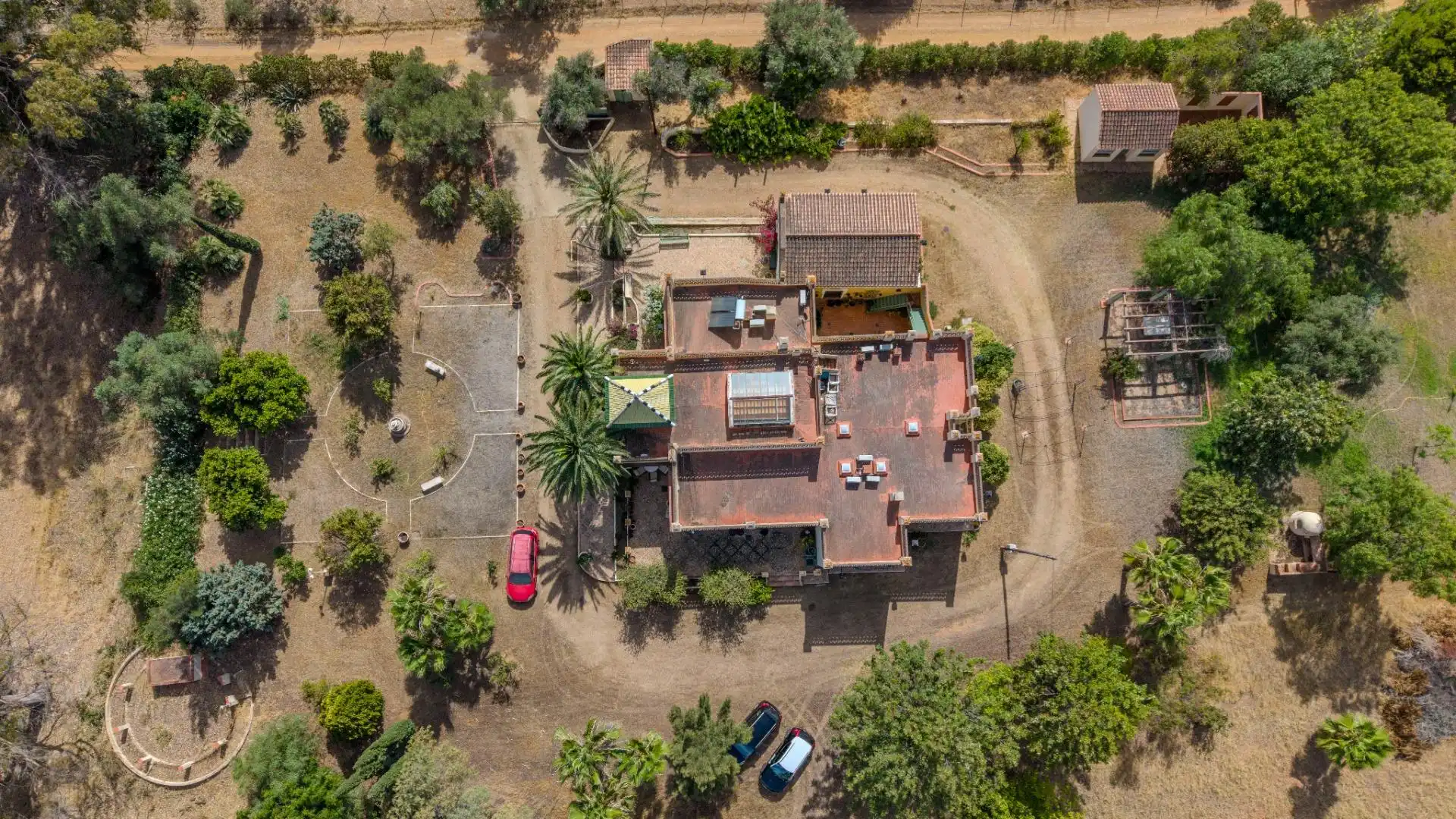 Außenansicht von Country house zum Verkauf in Ayamonte mit Klimaanlage, Heizung und Privatgarten