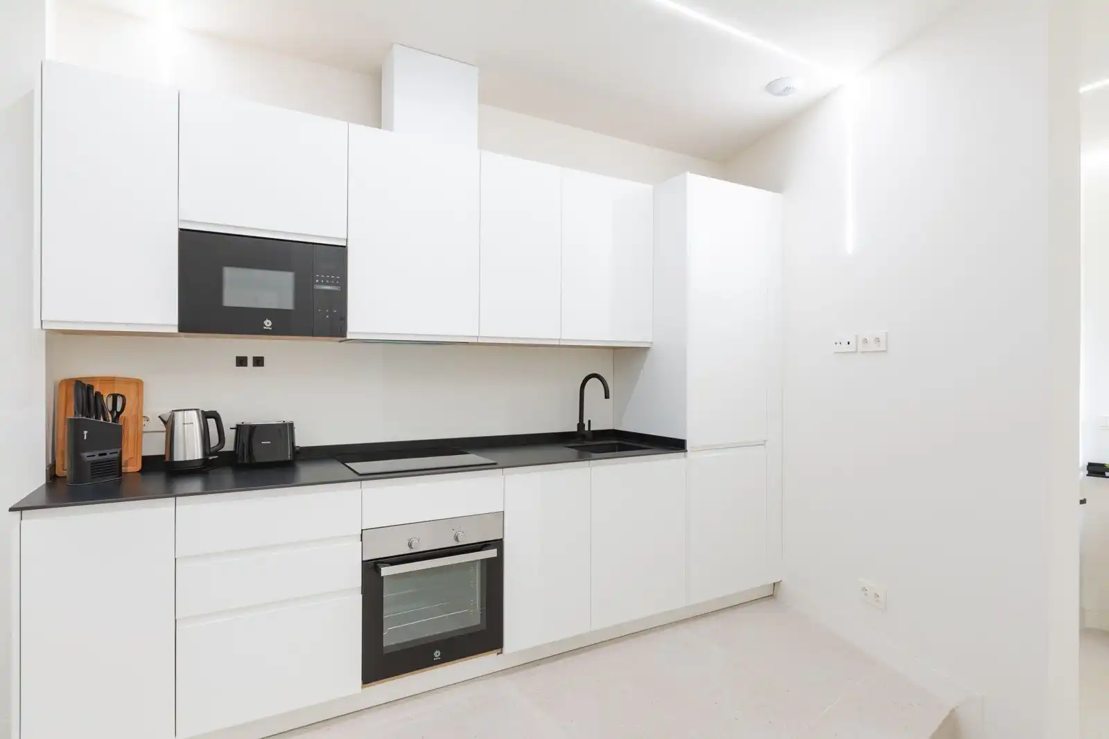 Küche von Wohnung zum Verkauf in Málaga mit Klimaanlage, Heizung und Möbliert