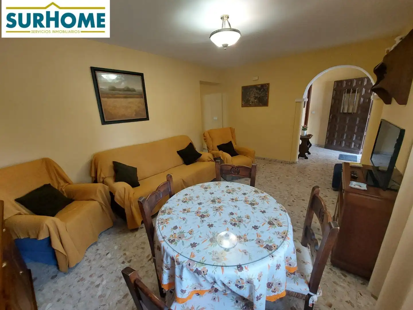 Sala d'estar de Finca rústica de lloguer en Algeciras