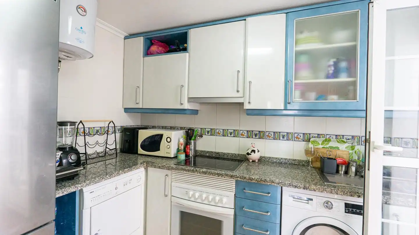 Cocina de Casa adosada en venta en Santa Pola con Aire acondicionado, Jardín privado y Terraza