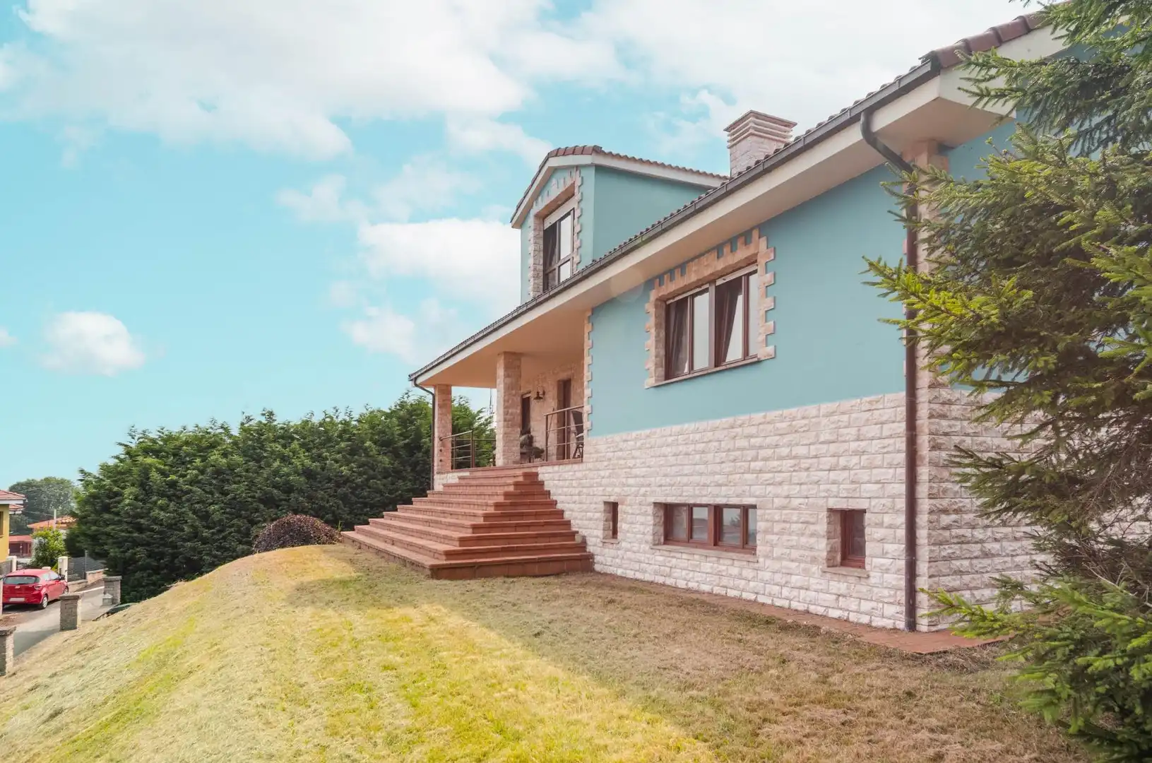 Vista exterior de Casa o chalet en venta en Pravia con Calefacción, Jardín privado y Parquet