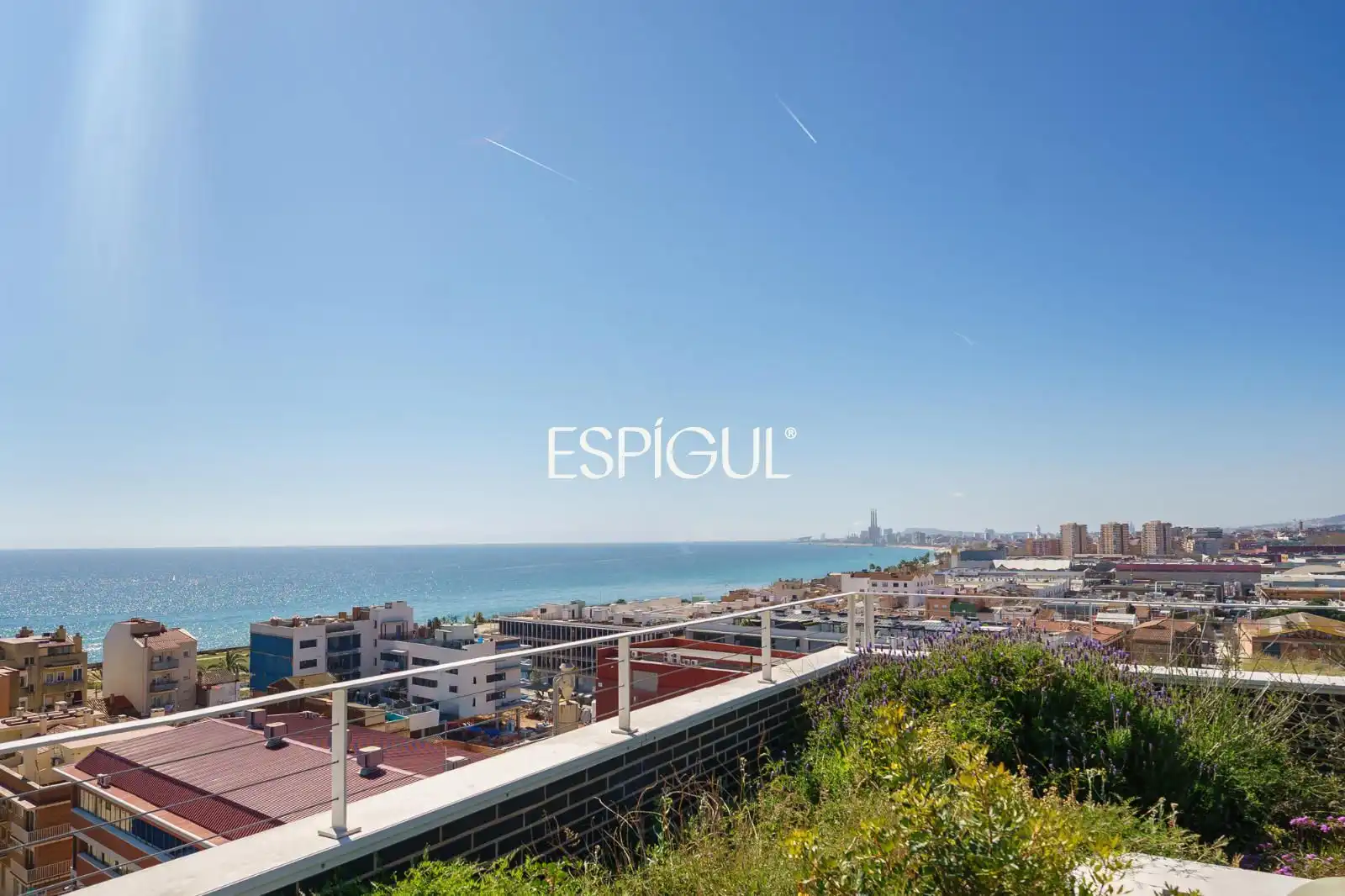 Exterior view of Attic for sale in Montgat  with Air Conditioner, Heating and Parquet flooring
