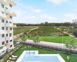 Swimming pool of Flat for sale in Sagunto / Sagunt  with Air Conditioner, Heating and Private garden