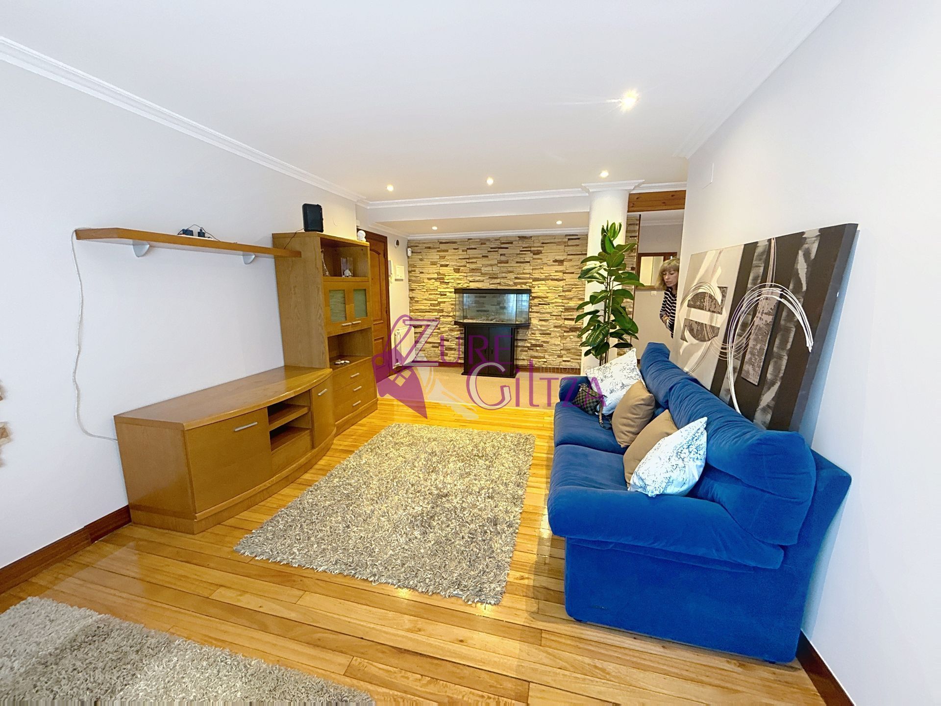 Living room of Flat for sale in Berriz  with Heating, Storage room and Furnished