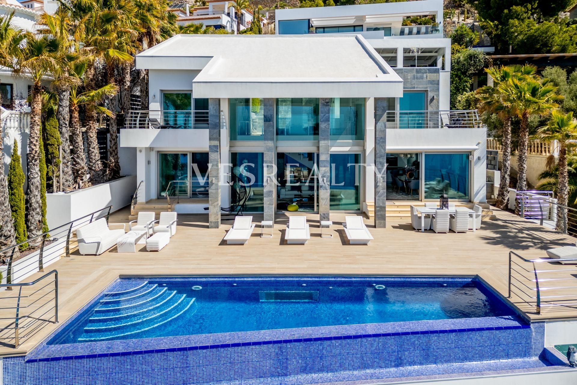 Exterior view of House or chalet for sale in Altea  with Heating, Private garden and Parquet flooring