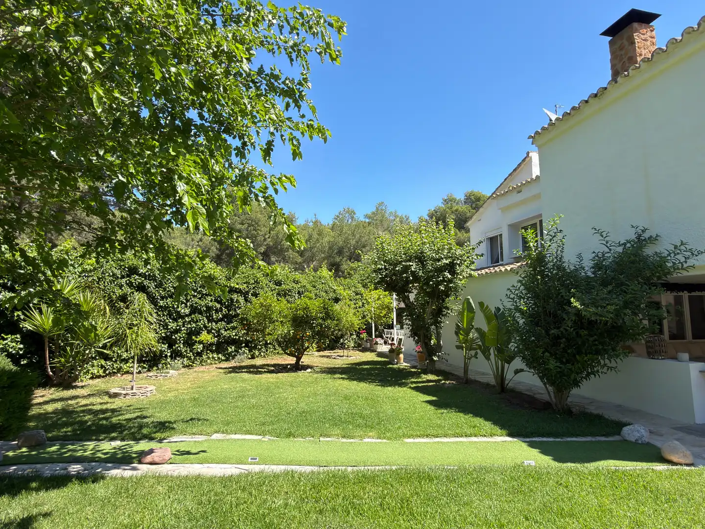 Jardí de Casa o xalet en venda en Náquera amb Aire condicionat, Jardí privat i Terrassa