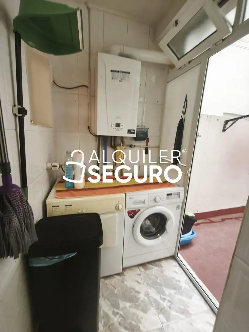 Cocina de Piso de alquiler en Zaragoza con Aire acondicionado, Calefacción y Terraza