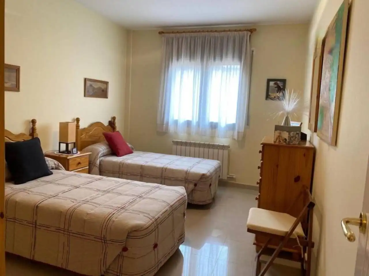 Bedroom of Flat for sale in Linyola  with Heating, Terrace and Furnished