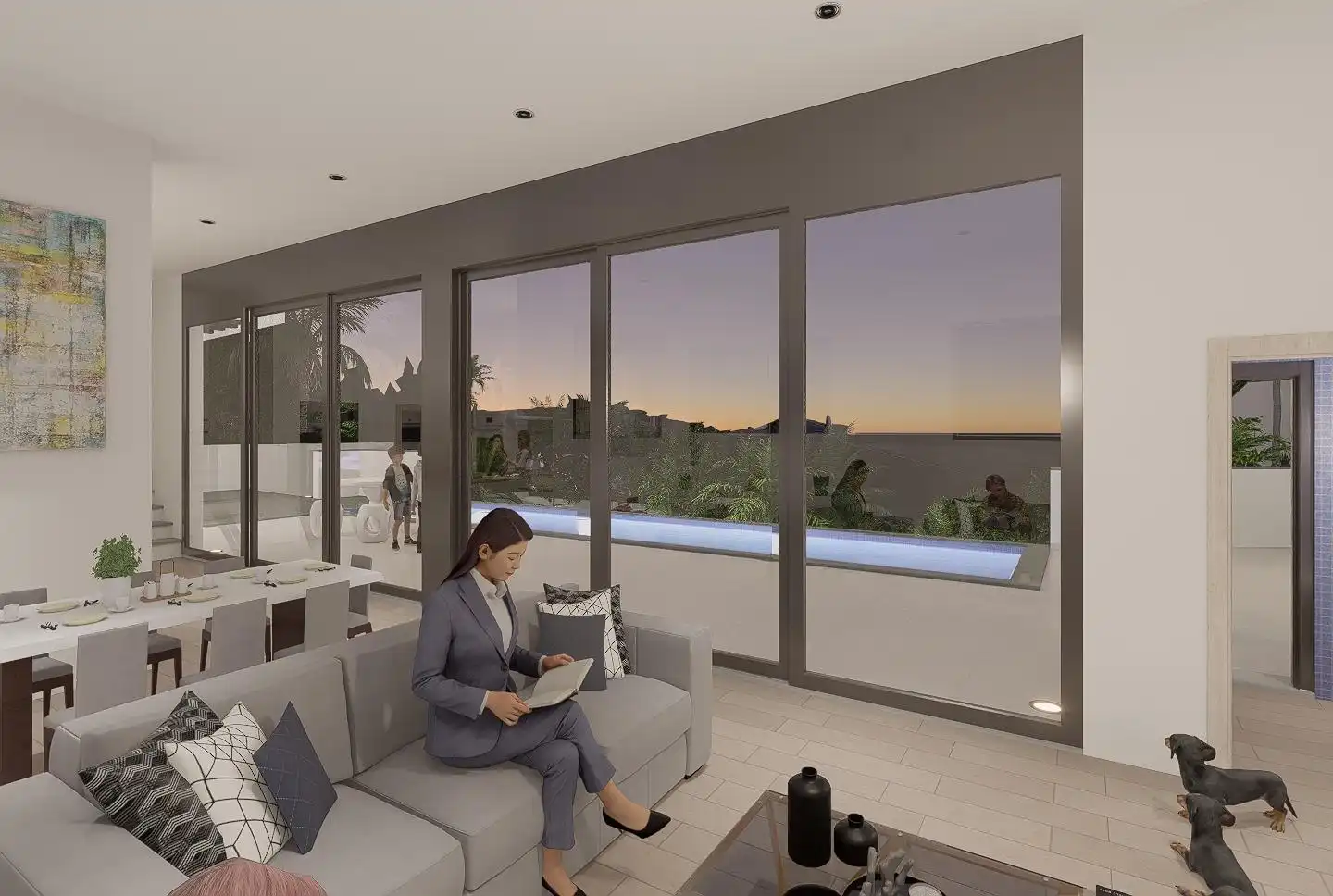 Sala de estar de Residencial en venta en Mijas