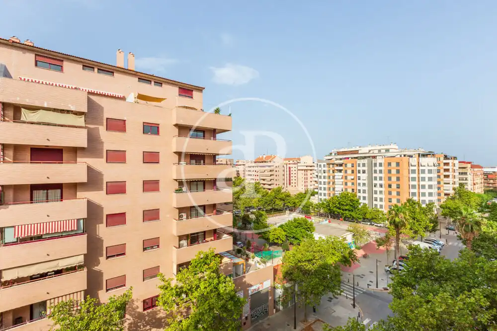 Vista exterior de Pis de lloguer en Valencia amb Aire condicionat, Calefacció i Jardí privat