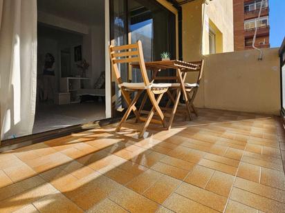 Terrace of Flat for sale in  Barcelona Capital  with Heating, Parquet flooring and Furnished