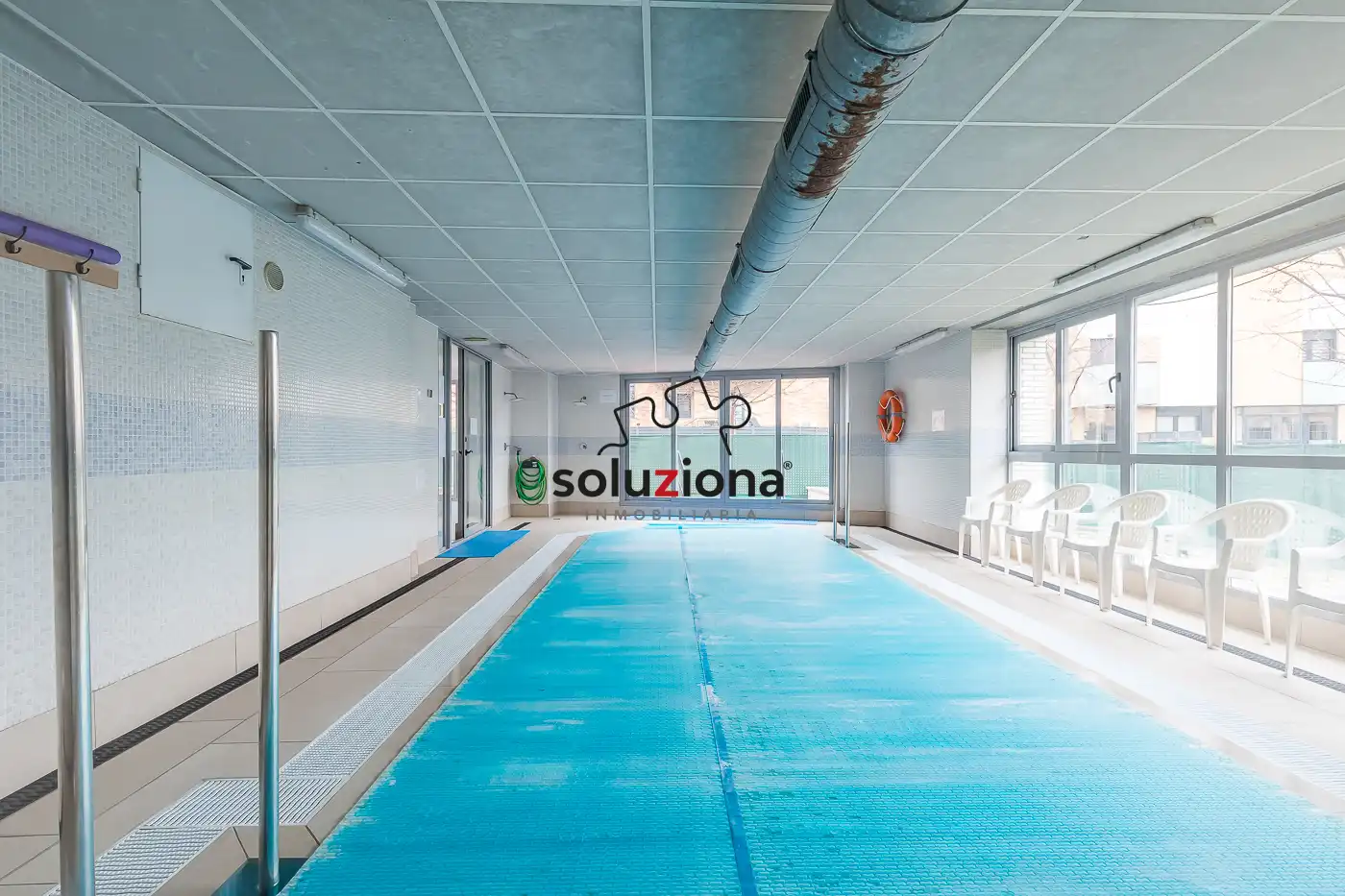 Piscina de Pis en venda en Getafe amb Aire condicionat, Calefacció i Jardí privat