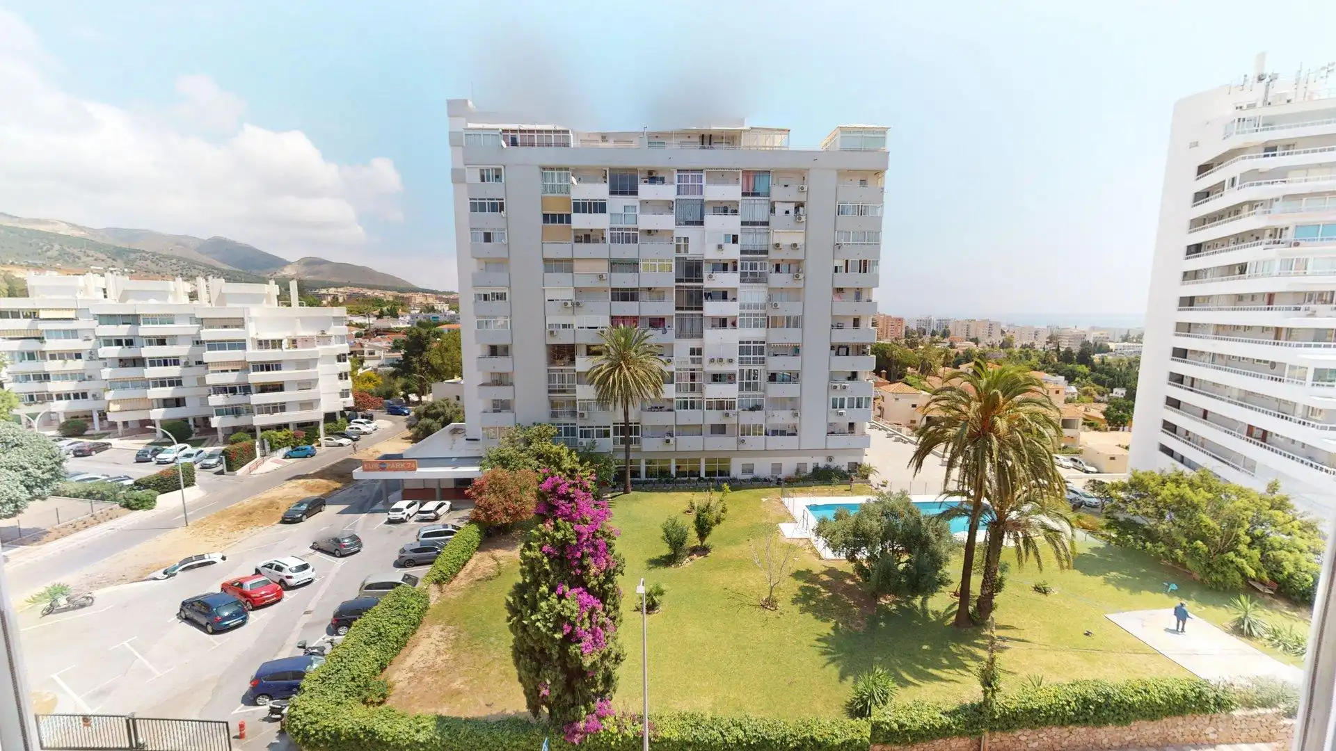 Exterior view of Flat for sale in Benalmádena  with Air Conditioner, Heating and Private garden