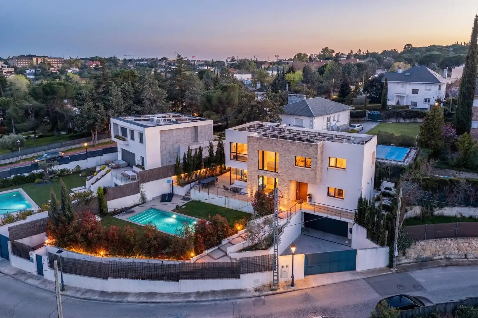 Vista exterior de Casa o chalet en venta en Torrelodones con Calefacción, Jardín privado y Terraza