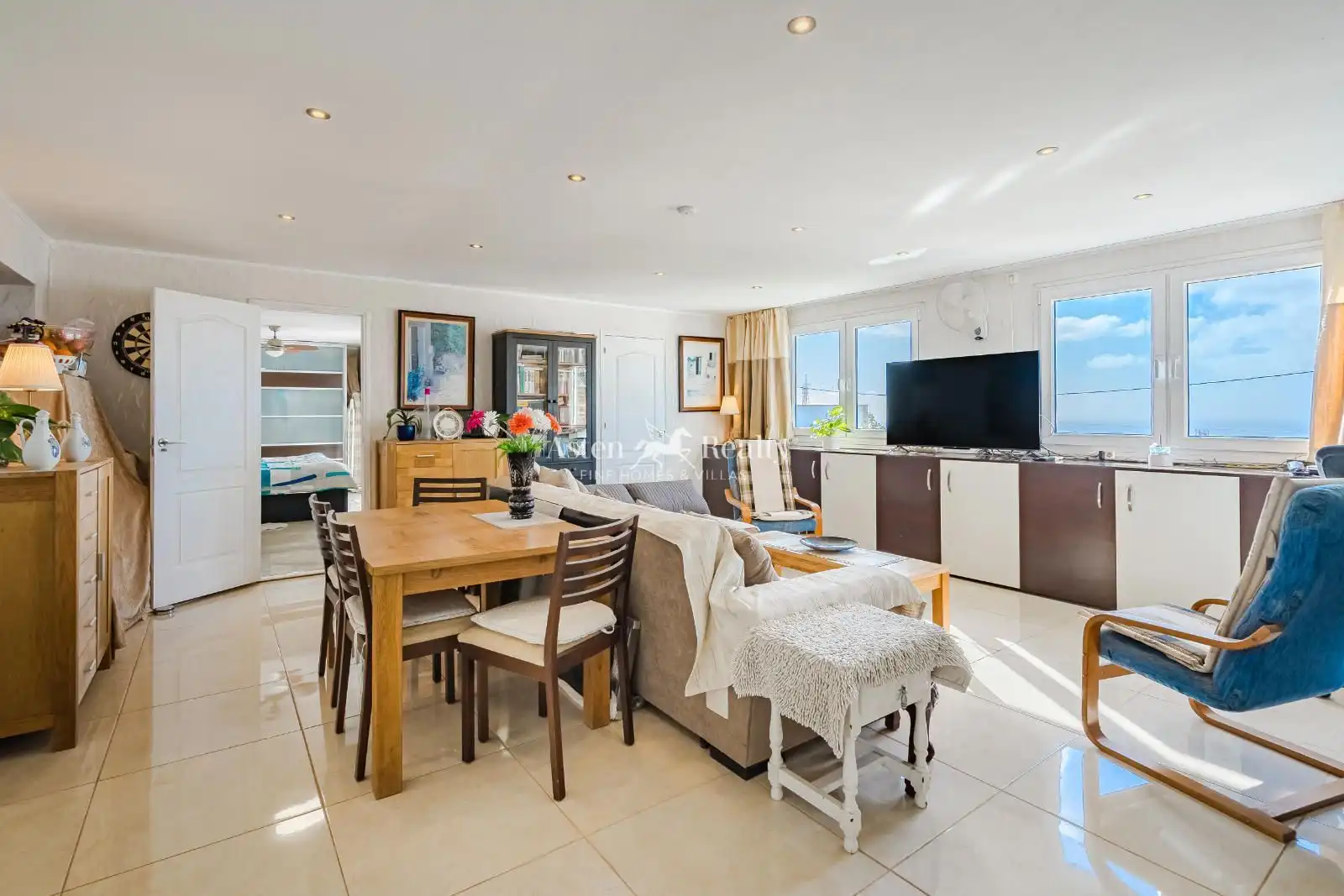 Sala de estar de Casa o chalet en venta en Arona con Aire acondicionado, Terraza y Trastero