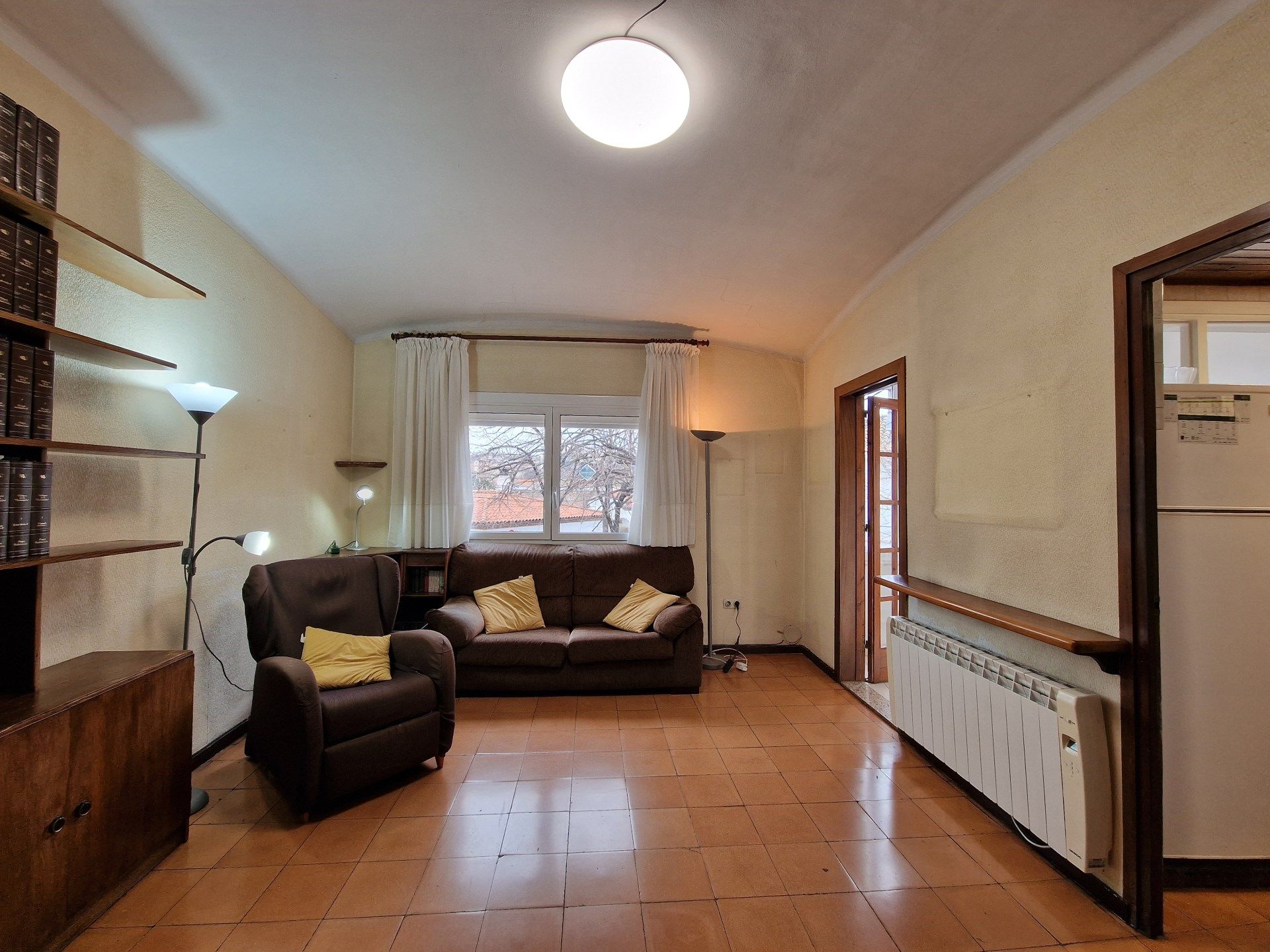 Sala d'estar de Pis en venda en Girona Capital amb Aire condicionat, Calefacció i Terrassa