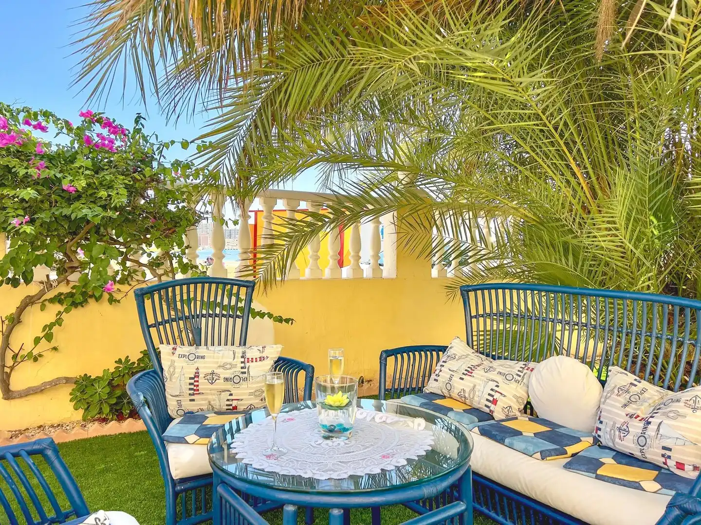 Terrasse von Haus oder Chalet zum Verkauf in La Manga del Mar Menor mit Klimaanlage, Heizung und Privatgarten