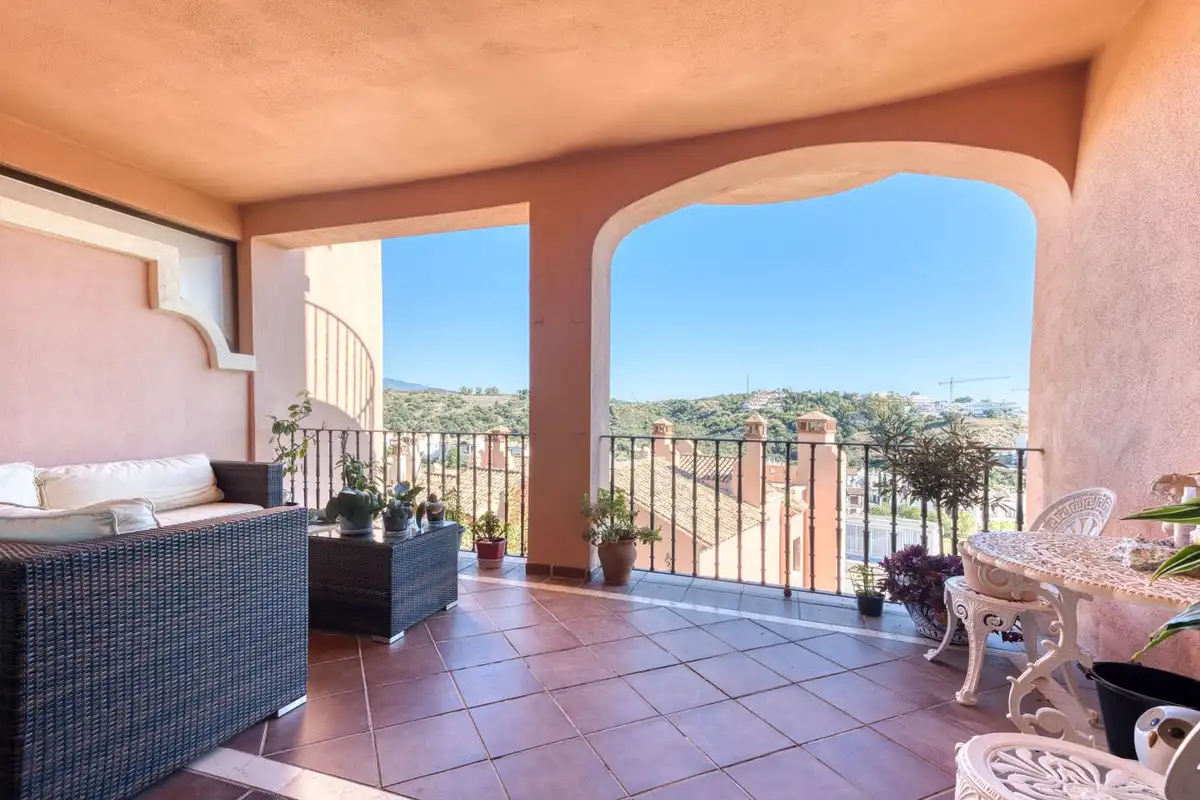 Terraza de Casa adosada en venta en Estepona con Aire acondicionado, Terraza y Piscina comunitaria