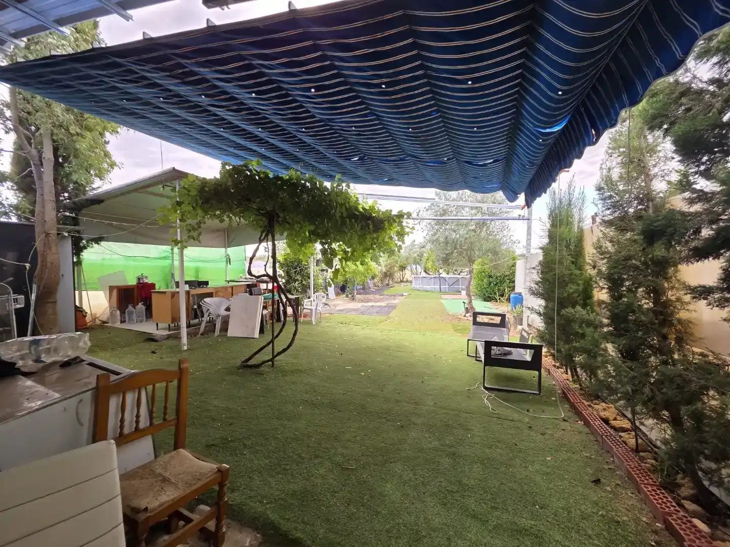 Terrassa de Finca rústica en venda en Utrera amb Aire condicionat i Piscina