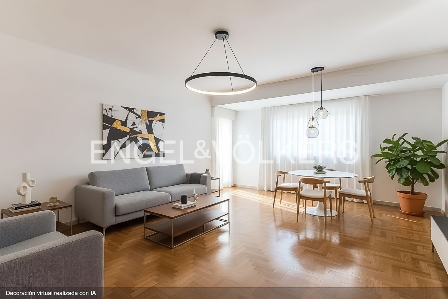 Sala d'estar de Apartament en venda en Burjassot amb Aire condicionat, Calefacció i Balcó