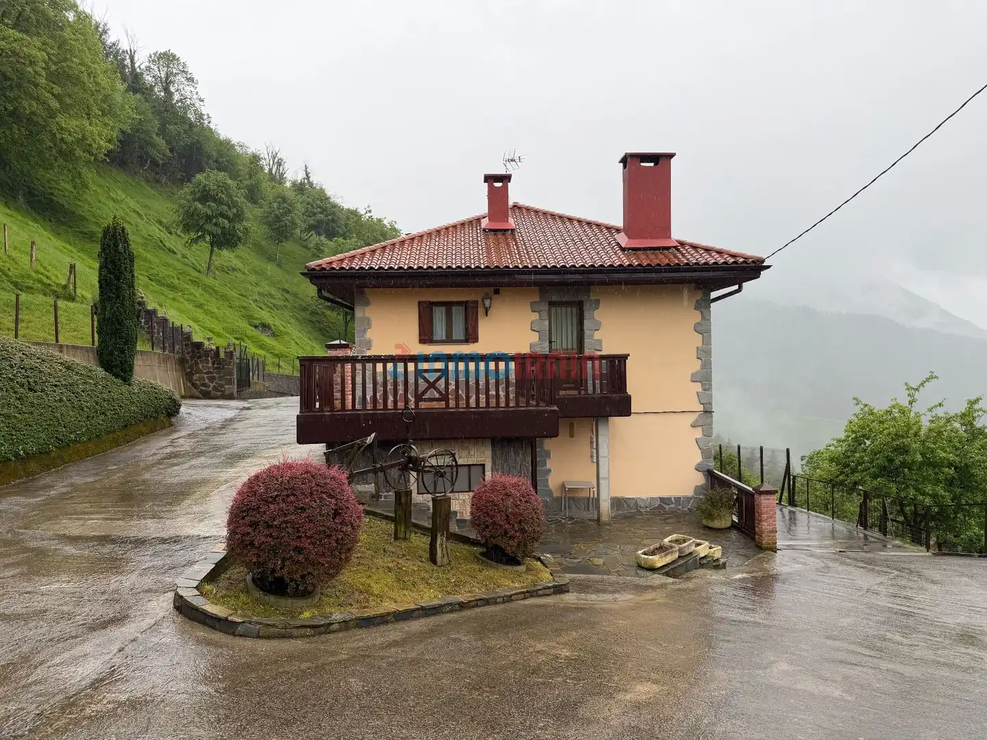 Vista exterior de Casa o chalet en venta en Zaldibia con Calefacción y Trastero