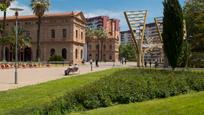 Vista exterior de Pis de lloguer en  Barcelona Capital amb Terrassa i Moblat