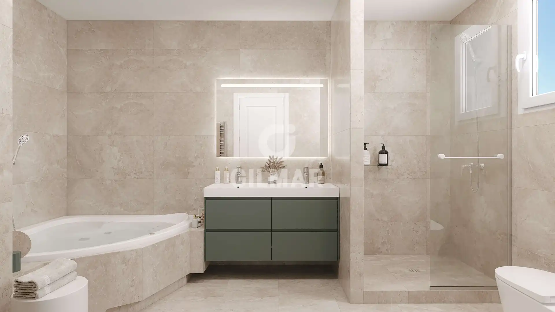 Baño de Dúplex en venta en Marbella con Calefacción, Trastero y Piscina