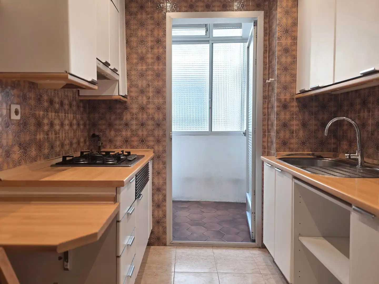 Cocina de Piso en venta en  Madrid Capital con Aire acondicionado y Terraza