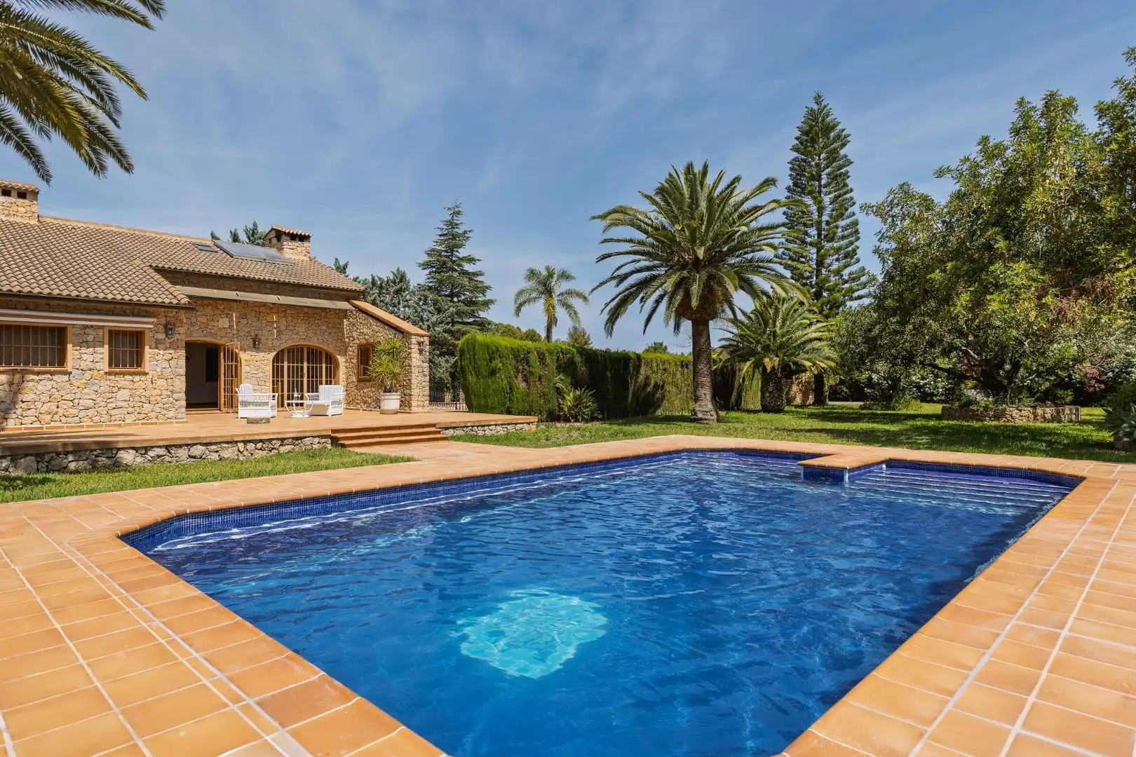 Piscina de Casa o xalet en venda en Pedreguer amb Aire condicionat, Calefacció i Jardí privat
