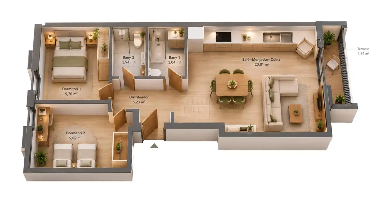 Wohnung mit Aufzug zum Verkauf in Carboneres - La Farella, imagen 10