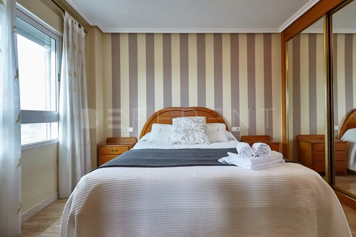 Bedroom of Apartments for rent in El Campello  with Air Conditioner, Heating and Private garden