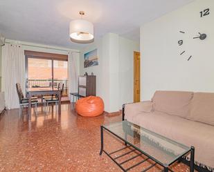 Living room of Flat for sale in  Granada Capital  with Air Conditioner, Parquet flooring and Terrace