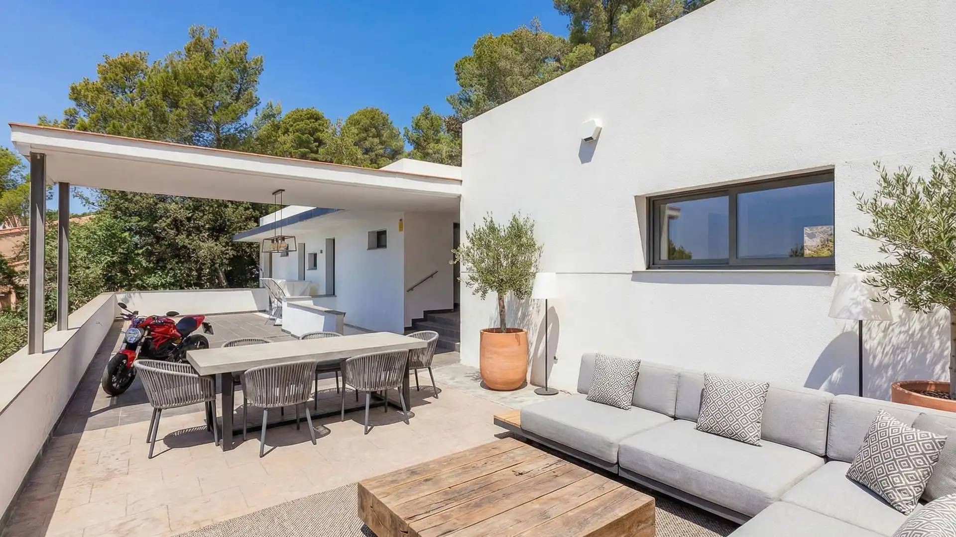 Terraza de Casa o chalet en venta en Matadepera con Calefacción, Jardín privado y Terraza