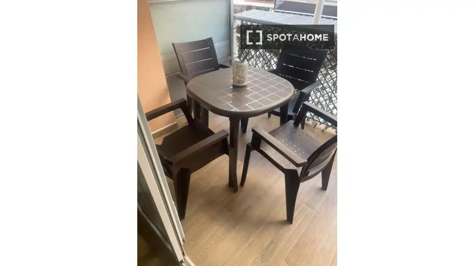 Terrasse von Wohnung zur Miete in Cullera mit Klimaanlage, Heizung und Möbliert
