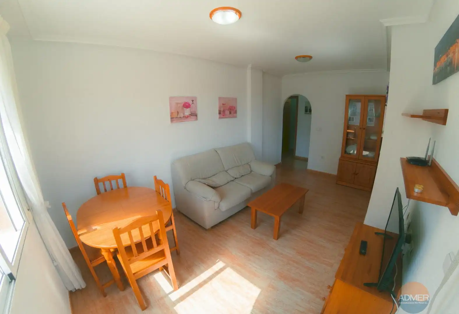 Living room of Apartments for sale in La Manga del Mar Menor  with Terrace, Furnished and Community pool
